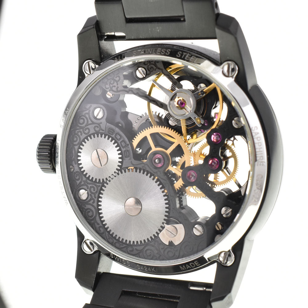 with paper EPOS Emotion skeleton black Dial Hand Winding Men's
 Watch R#143702