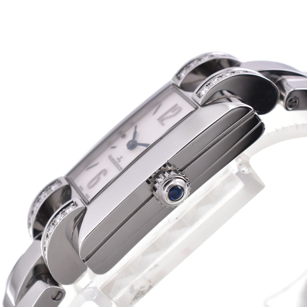 JAEGER-LECOULTRE Ideal 460 8 08 Rug diamond White shell Dial Quartz Ladies
 Watch R#143703
