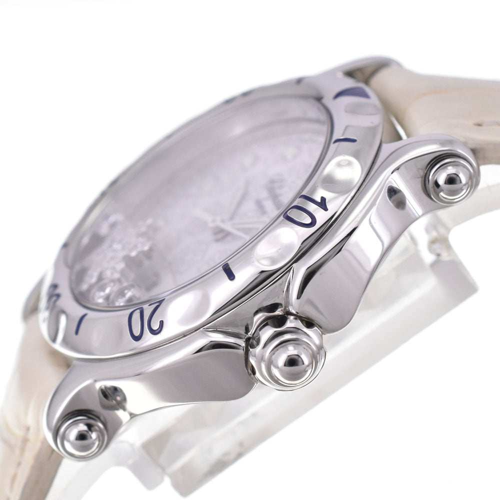 Chopard Happy sport snowflake diamond 27/8949 white Dial Quartz Ladies
 Watch Q#143705