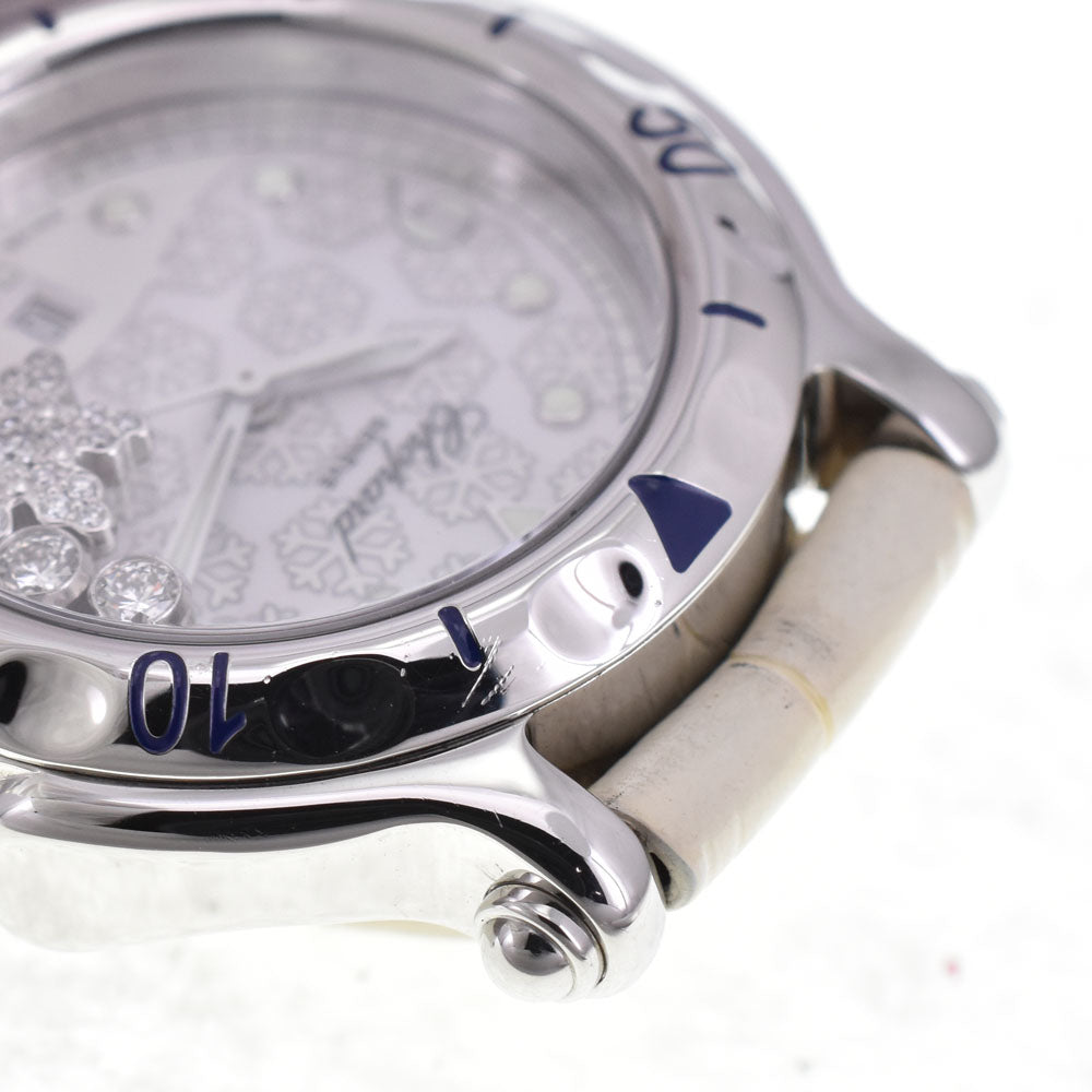 Chopard Happy sport snowflake diamond 27/8949 white Dial Quartz Ladies
 Watch Q#143705