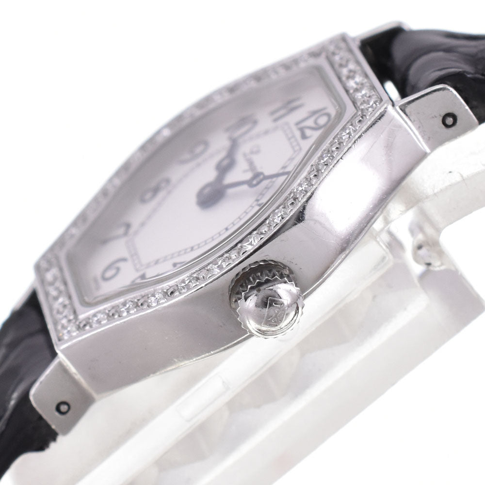 with paper LONGINES Les lavisonto L5.184.0 Diamond Bezel Silver Dial Quartz Ladies
 Watch R#143707