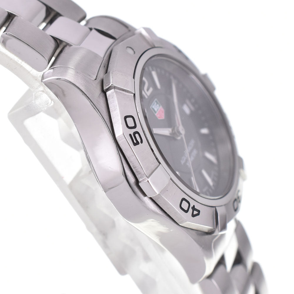 with paper TAG HEUER Aqua racer WAF141E Date gray Dial Quartz Ladies
 Watch Q#143708