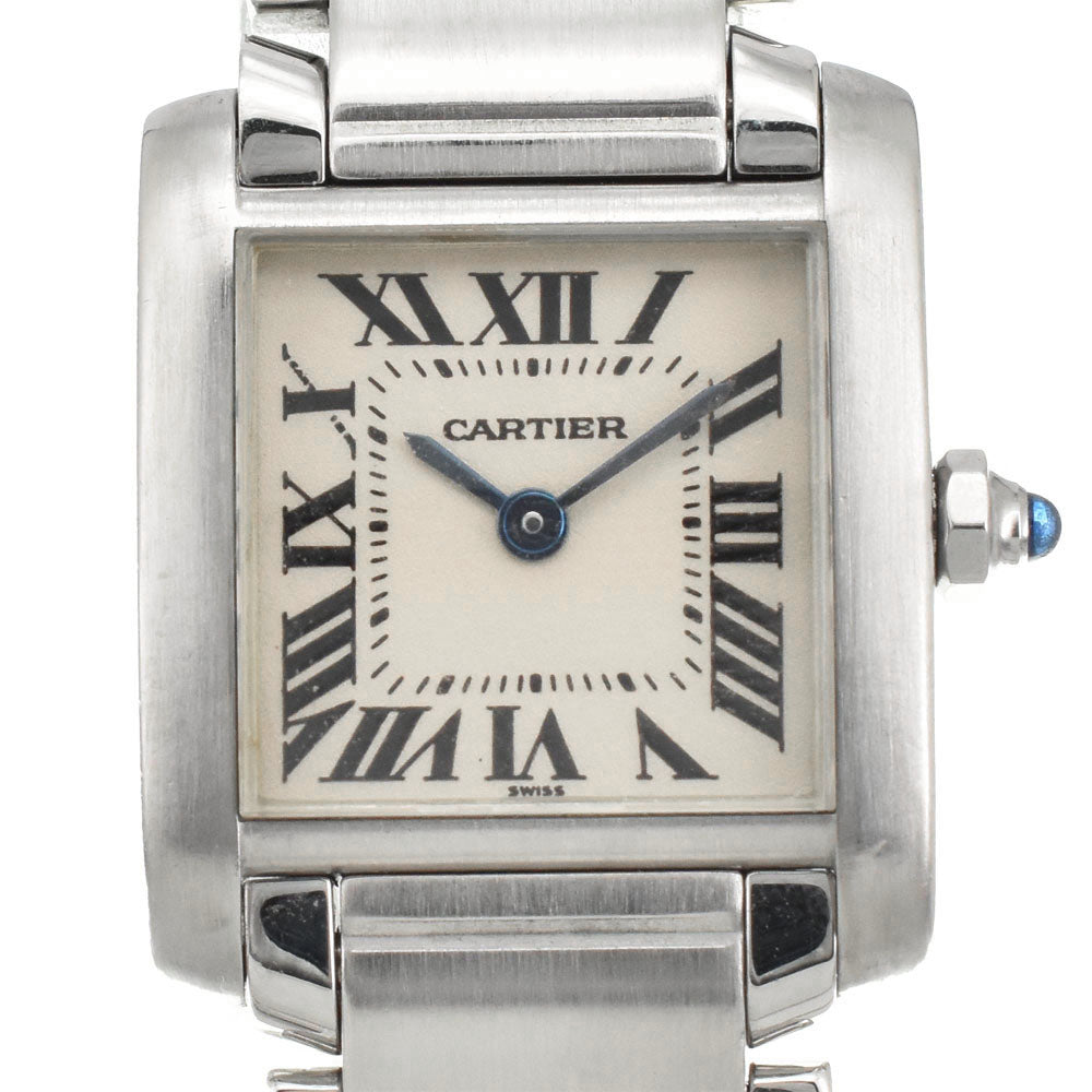 CARTIER Tank francaise SM W51008Q3 Ivory Dial Quartz Ladies
 Watch R#143711