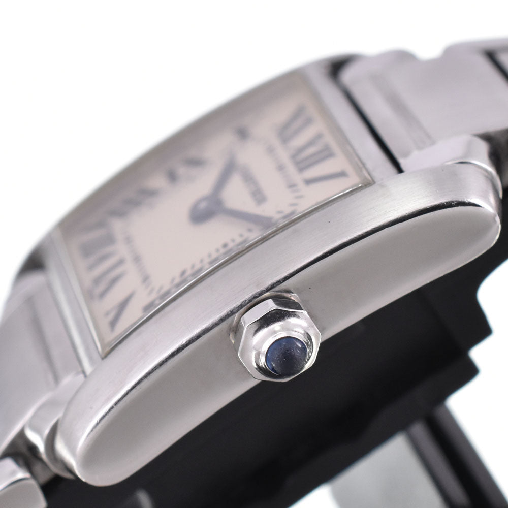 CARTIER Tank francaise SM W51008Q3 Ivory Dial Quartz Ladies
 Watch R#143711