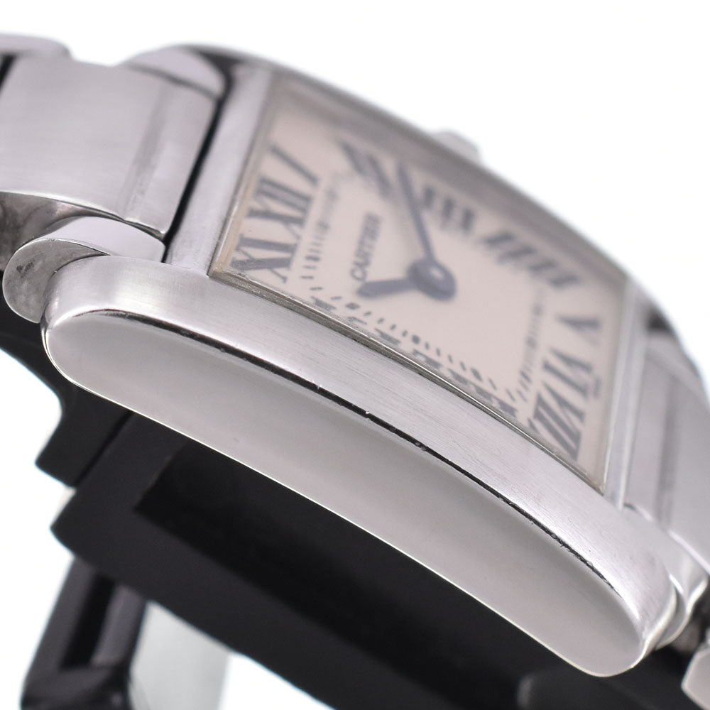 CARTIER Tank francaise SM W51008Q3 Ivory Dial Quartz Ladies
 Watch R#143711