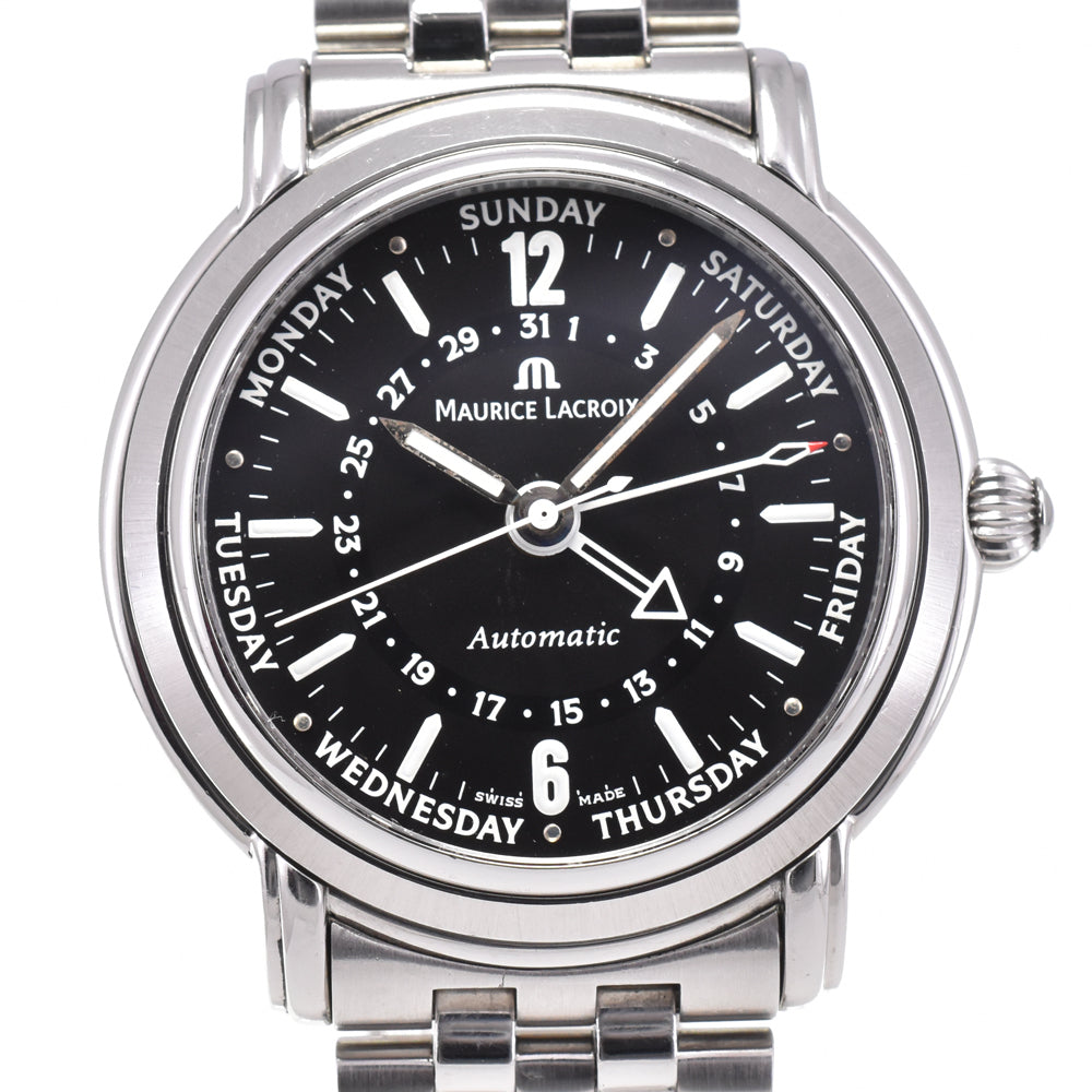 with paper MAURICE LACROIX Masterpiece 27857 Pointer Day Date black Dial Automatic Men's
 Watch E#143713