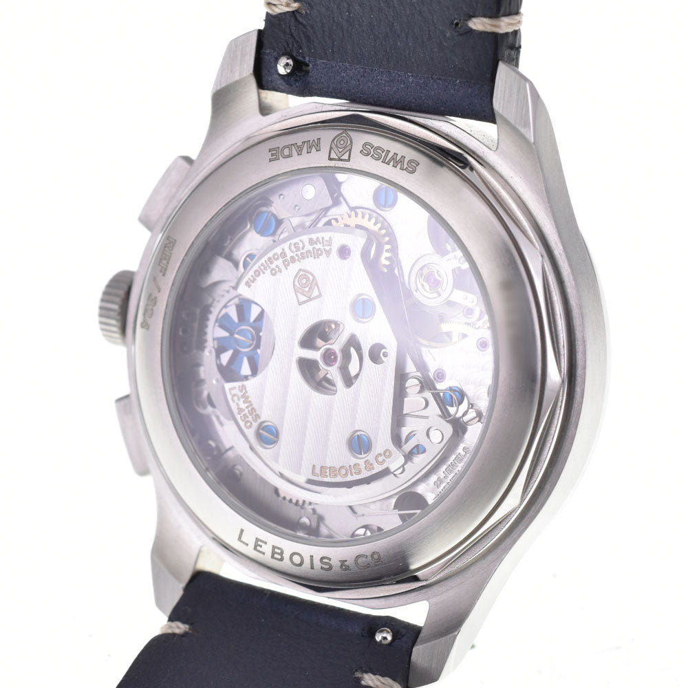 with paper LEBOIS & Co Heritage Chronograph 324.442 Silver Dial Hand Winding Men's
 Watch R#143714