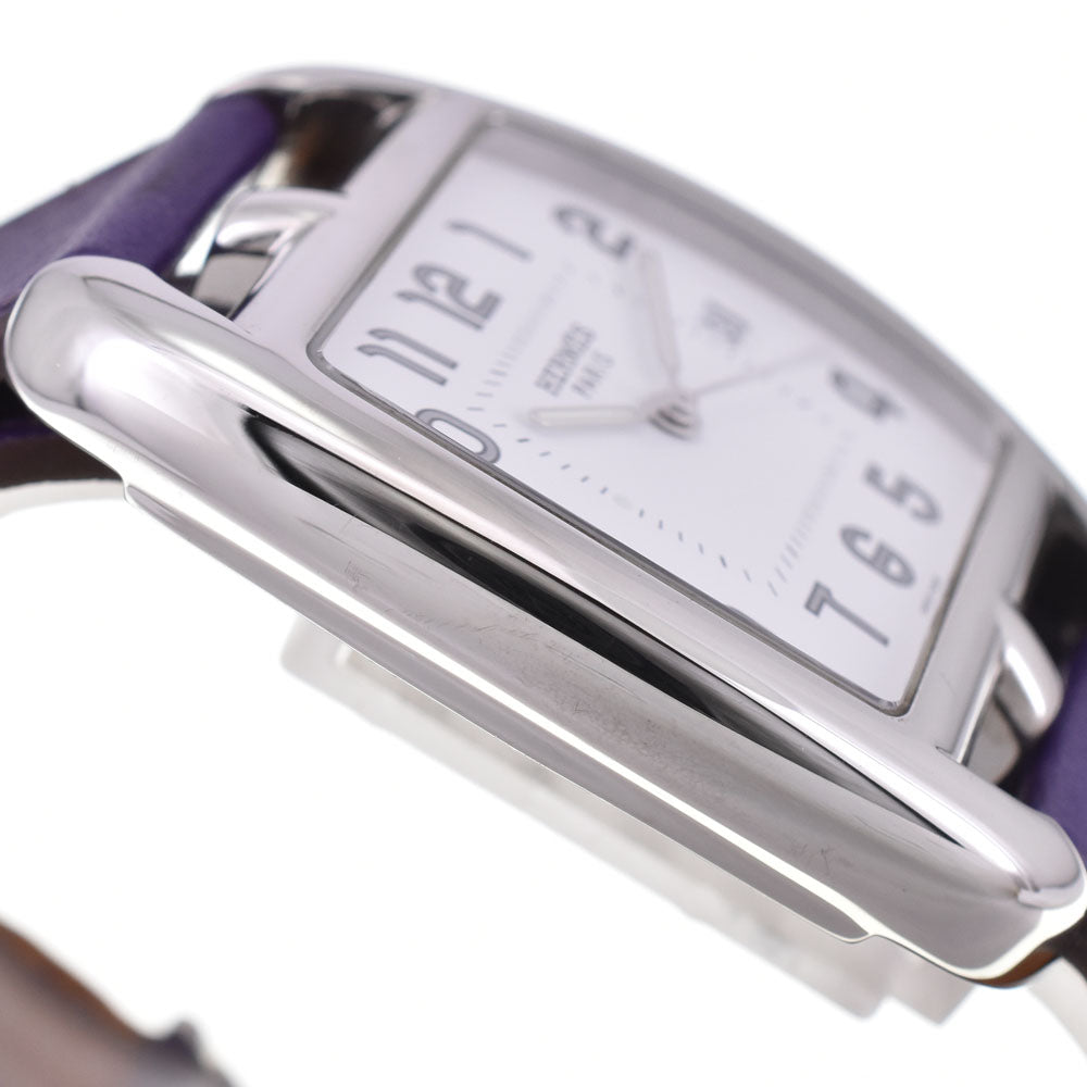 HERMES Cape Cod CT1.710 Date Double Tour Stainless Steel/Leather white Dial Quartz Unisex
 Watch R#143721