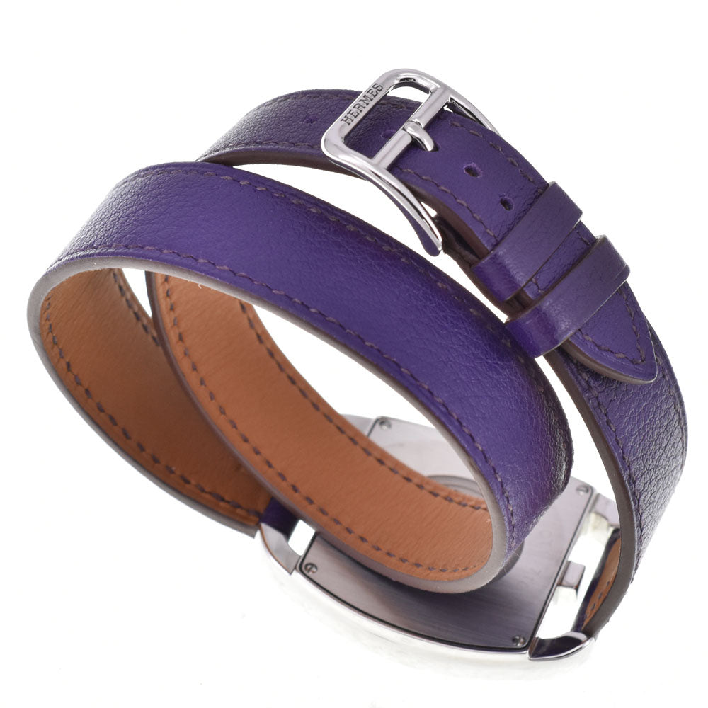 HERMES Cape Cod CT1.710 Date Double Tour Stainless Steel/Leather white Dial Quartz Unisex
 Watch R#143721