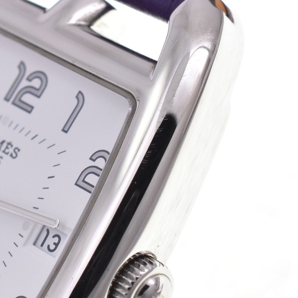 HERMES Cape Cod CT1.710 Date Double Tour Stainless Steel/Leather white Dial Quartz Unisex
 Watch R#143721