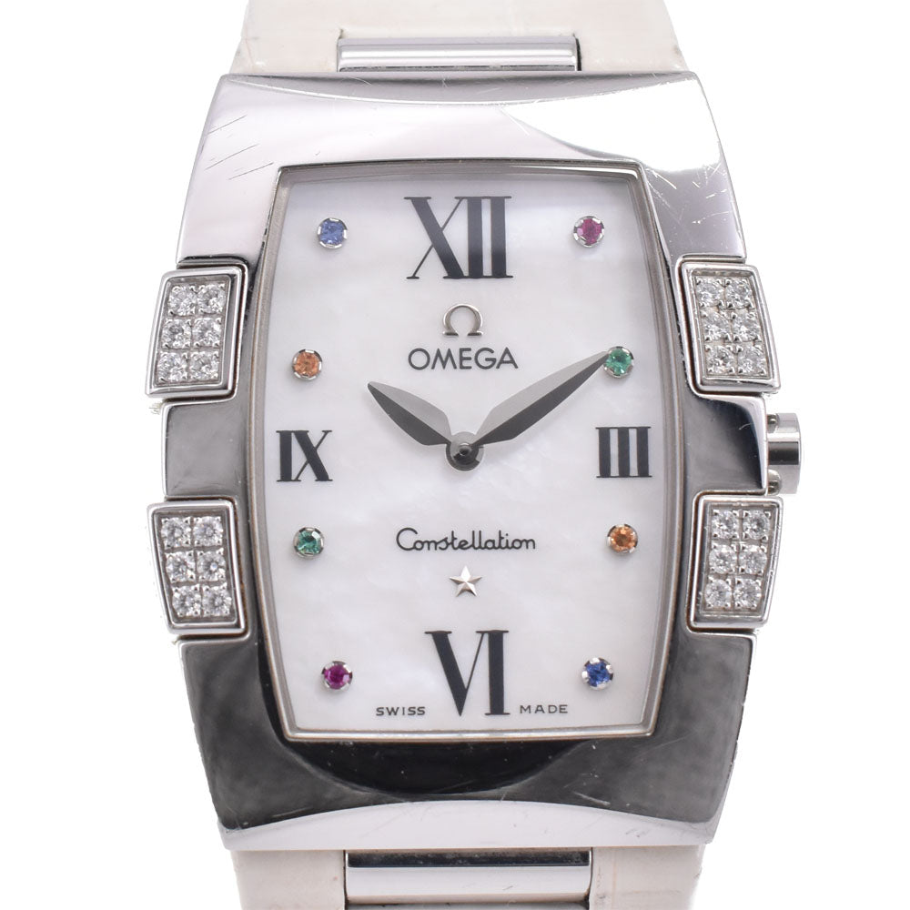 with paper OMEGA Constellation 1886.79.36 8P diamond White shell Dial Quartz Ladies
 Watch R#143723