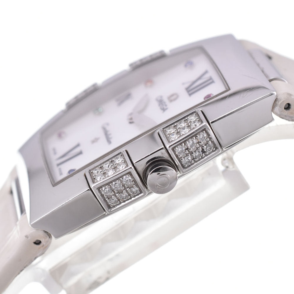 with paper OMEGA Constellation 1886.79.36 8P diamond White shell Dial Quartz Ladies
 Watch R#143723