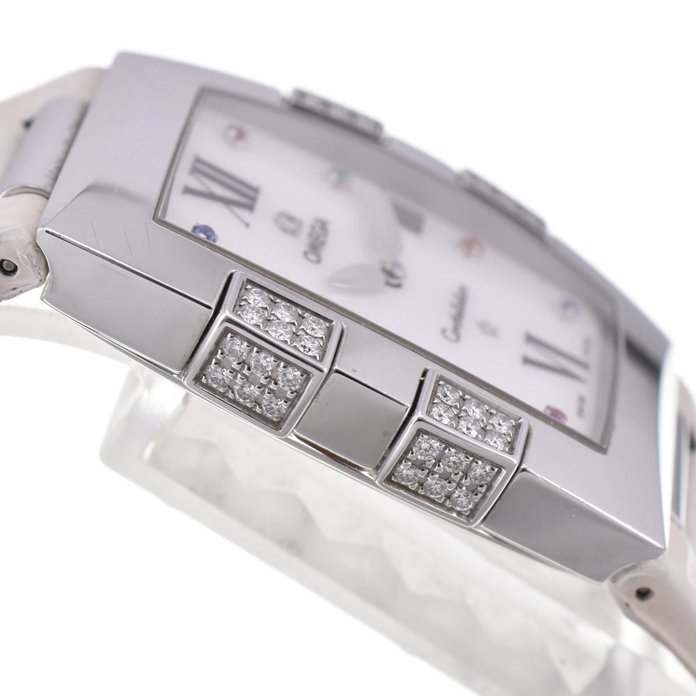 with paper OMEGA Constellation 1886.79.36 8P diamond White shell Dial Quartz Ladies
 Watch R#143723