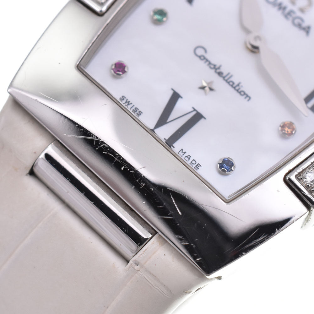 with paper OMEGA Constellation 1886.79.36 8P diamond White shell Dial Quartz Ladies
 Watch R#143723