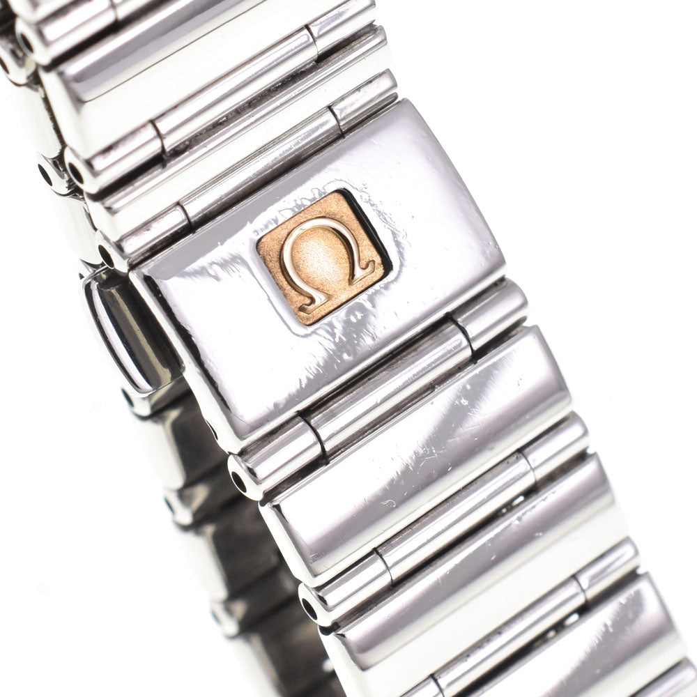 OMEGA Constellation Carre Mini 1537.74 Diamond Bezel Blue shell Dial Quartz Ladies
 Watch R#143724