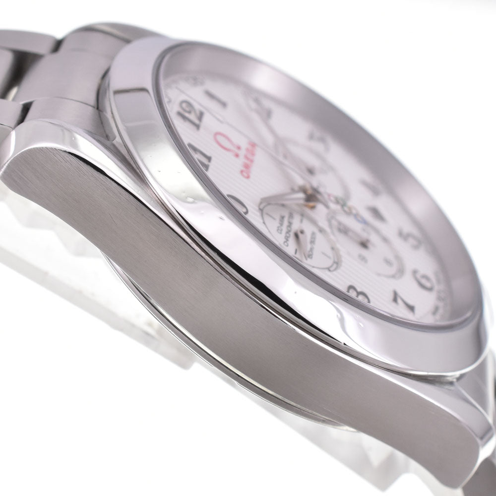 with paper OMEGA Seamaster Aqua Terra 231.10.44.50.02.001 Olympic collection Silver Dial Automatic Men's
 Watch R#143725