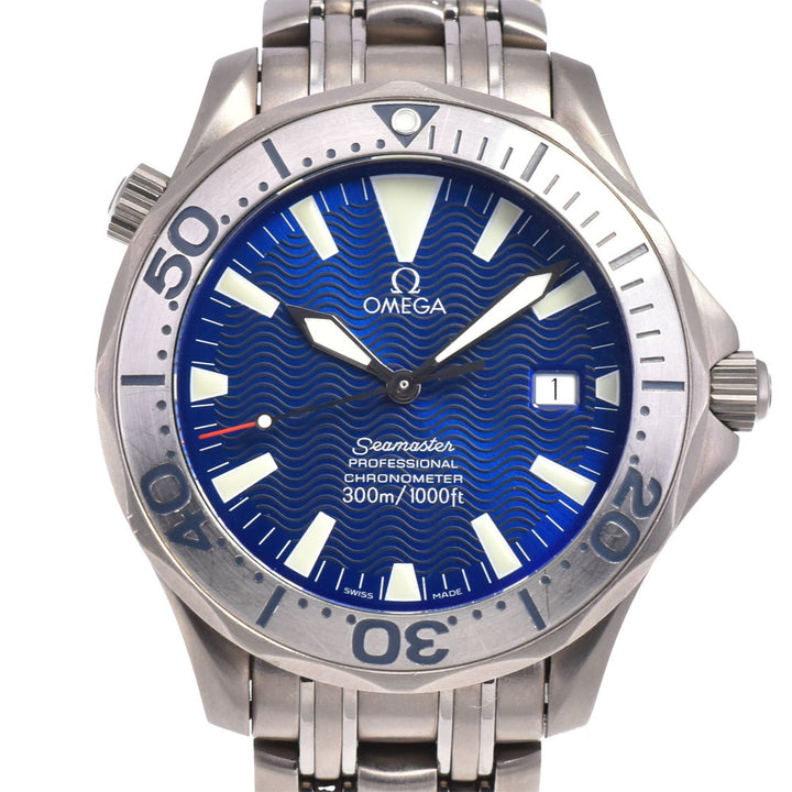 with paper OMEGA Seamaster 300M 2231.80 titanium blue Dial Automatic Men's
 Watch P#143726