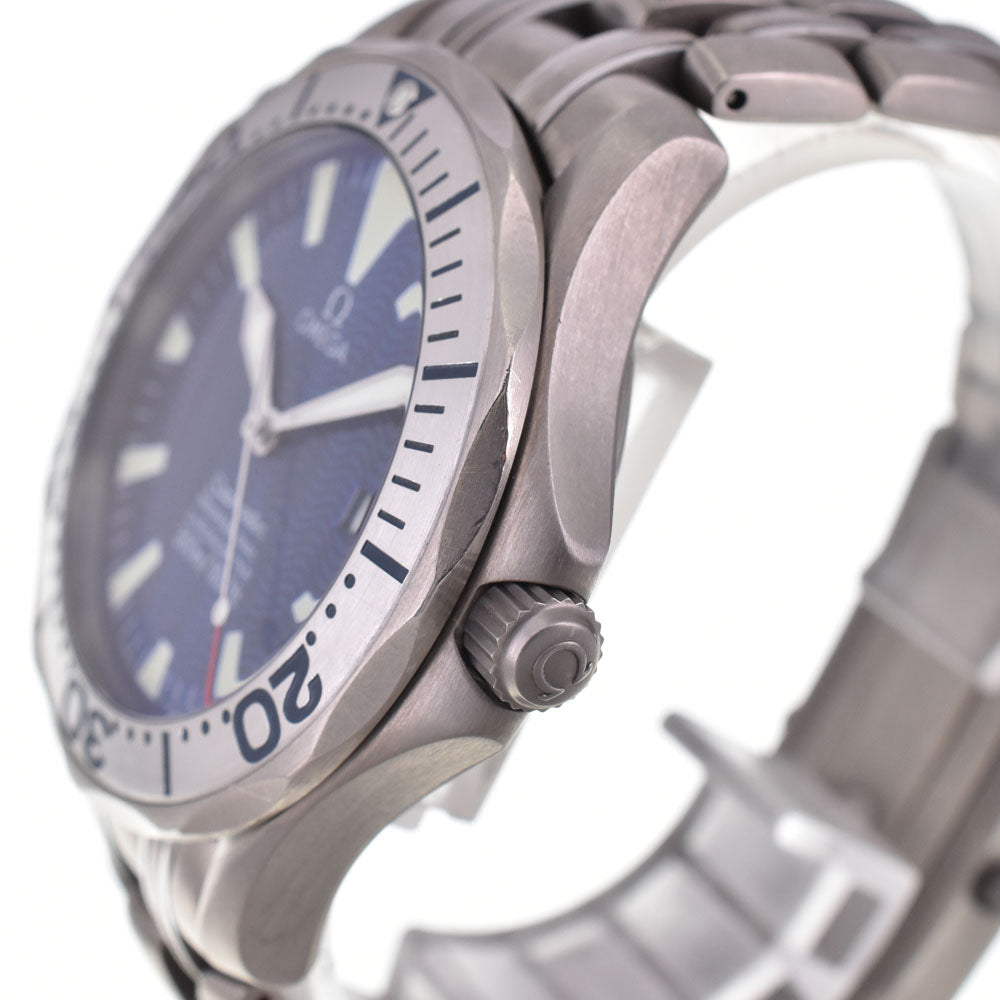 with paper OMEGA Seamaster 300M 2231.80 titanium blue Dial Automatic Men's
 Watch P#143726