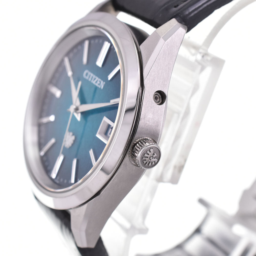 with paper CITIZEN The Citizen Hydrangea AQ4100-22W Eco-Drive, limited to 300 pieces worldwide green Dial Solar Men's
 Watch Q#143733