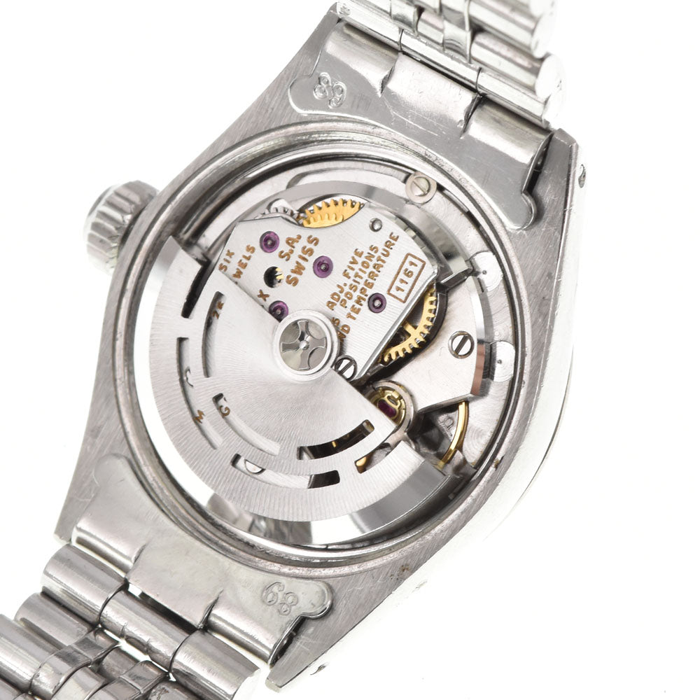 ROLEX Oyster perpetual date 6619 vintage Cal.1161 Silver Dial Automatic Ladies
 Watch M#143735