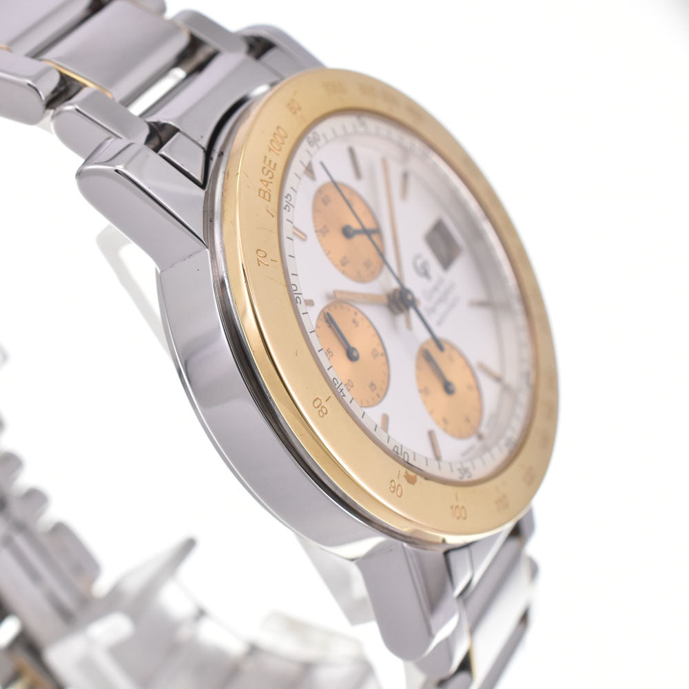 GIRARD-PERREGAUX Gold Plated7000 Chronograph Ref.7000GBM Date Stainless Steel / YG Silver / Gold Dial Automatic Men's
 Watch A#143736