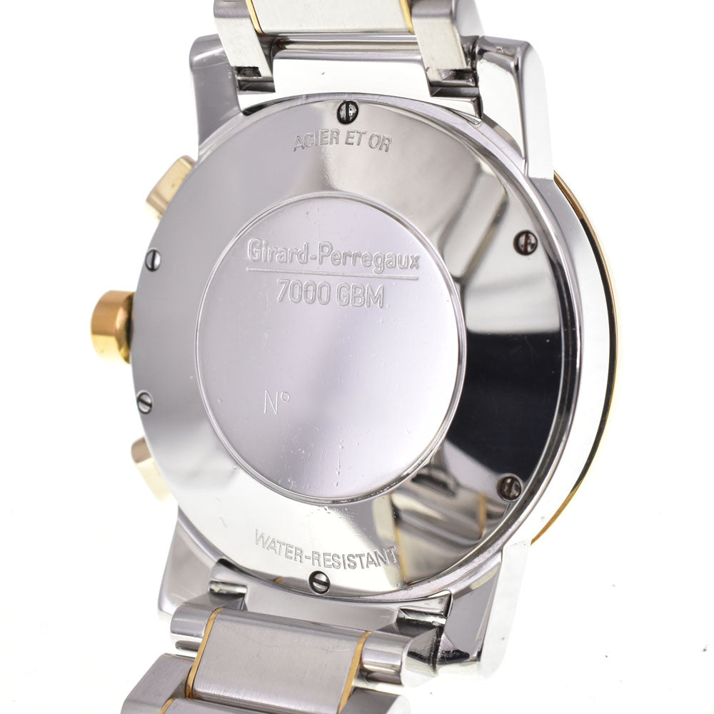 GIRARD-PERREGAUX Gold Plated7000 Chronograph Ref.7000GBM Date Stainless Steel / YG Silver / Gold Dial Automatic Men's
 Watch A#143736