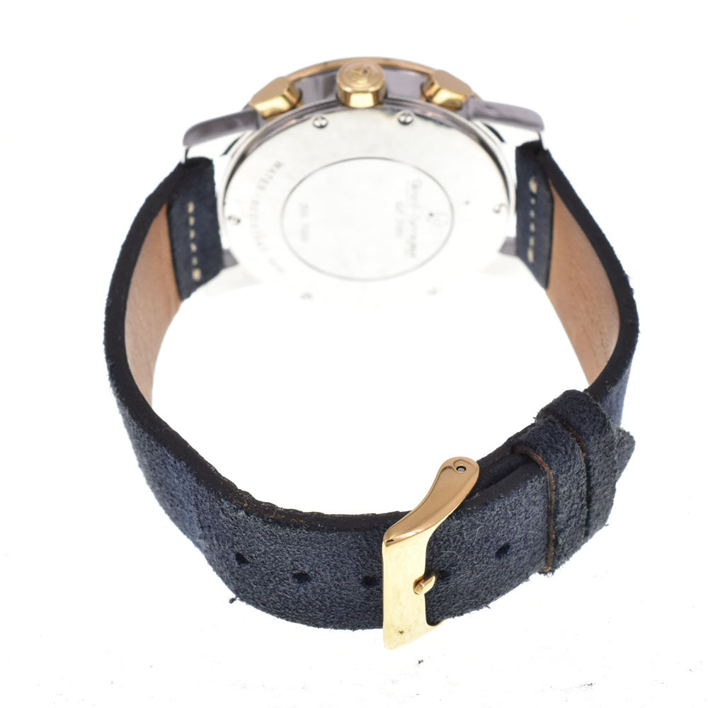 GIRARD-PERREGAUX Gold Plated7000 Chronograph Ref.7000 Date YG bezel White / Navy Dial Automatic Men's
 Watch R#143737