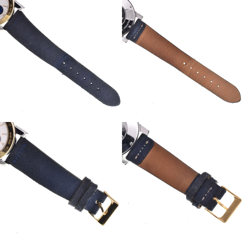 GIRARD-PERREGAUX Gold Plated7000 Chronograph Ref.7000 Date YG bezel White / Navy Dial Automatic Men's
 Watch R#143737