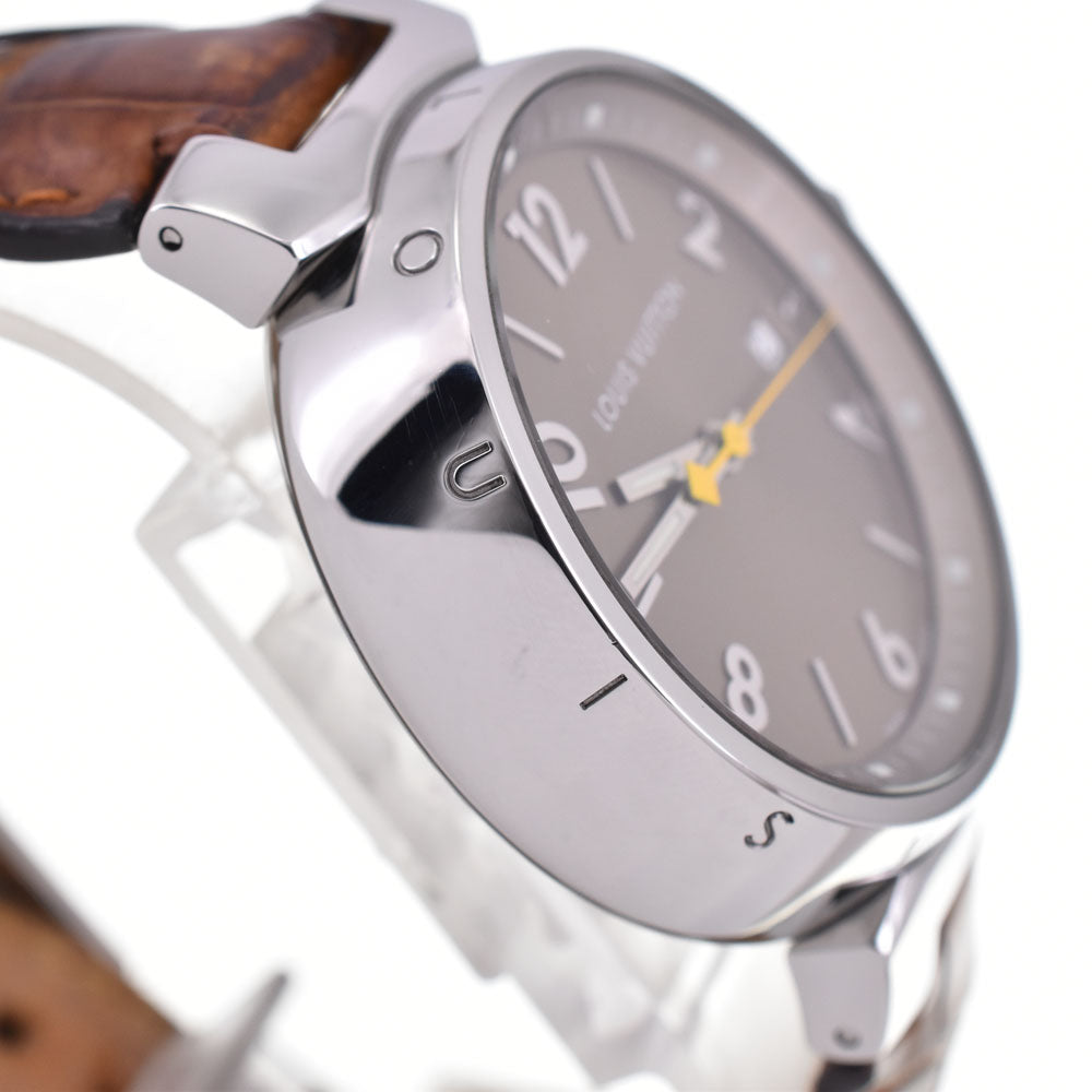 LOUIS VUITTON Tambour Q1112 Date Brown Dial Quartz Men's
 Watch R#143738