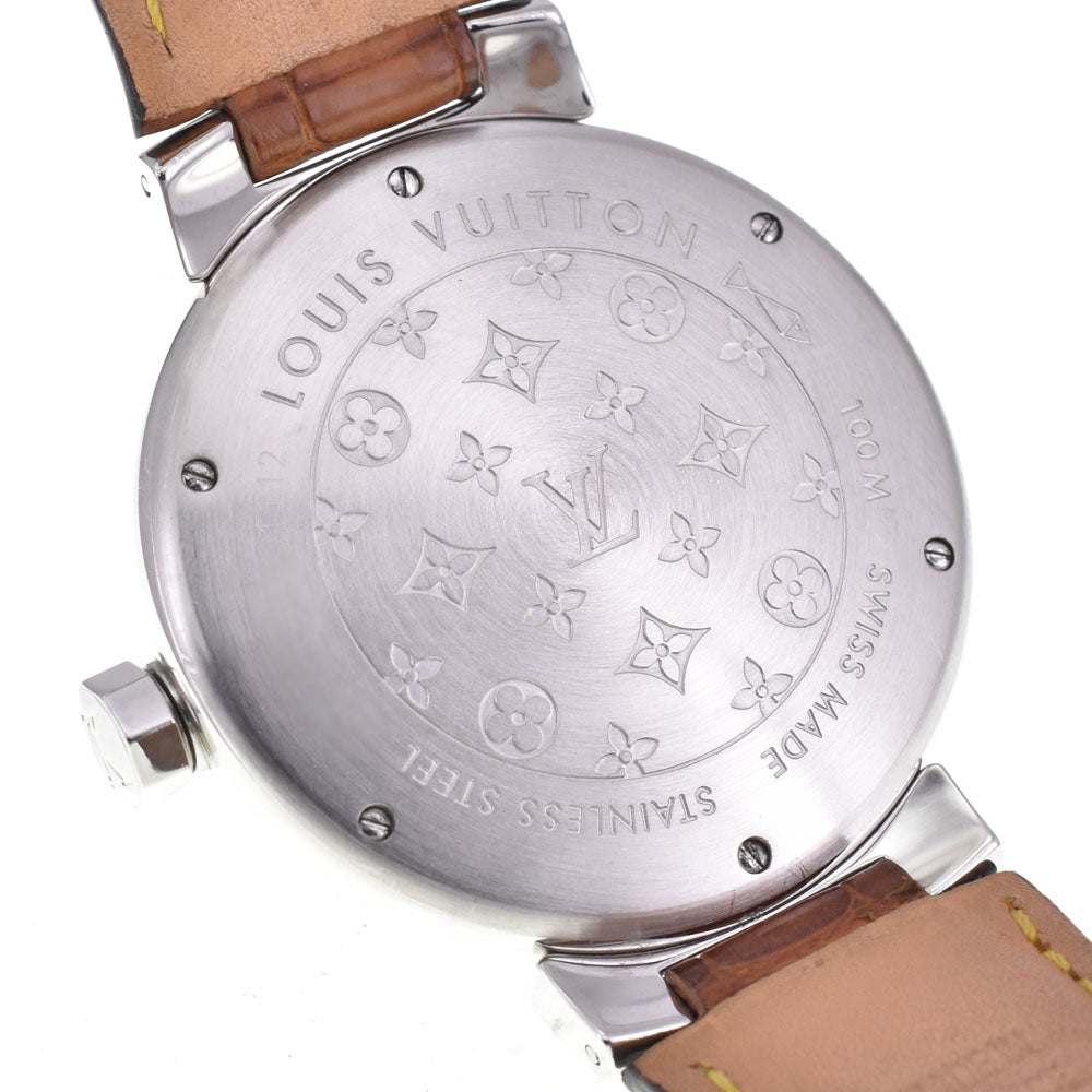 LOUIS VUITTON Tambour Q1112 Date Brown Dial Quartz Men's
 Watch R#143738