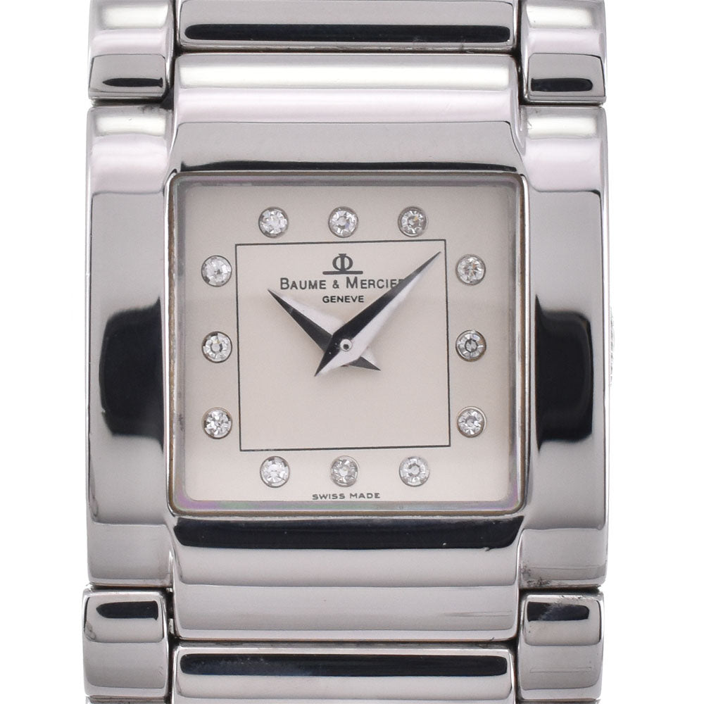Baume & Mercier catwalk MV045219 12P diamond Silver Dial Quartz Ladies
 Watch A#143739