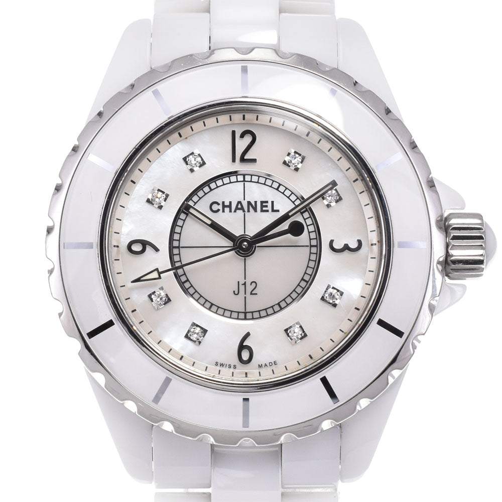 CHANEL J12 H2422 8P diamond White shell Dial Quartz Ladies
 Watch Q#143741