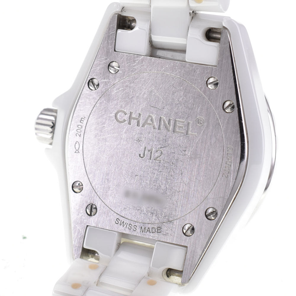 CHANEL J12 H2422 8P diamond White shell Dial Quartz Ladies
 Watch Q#143741