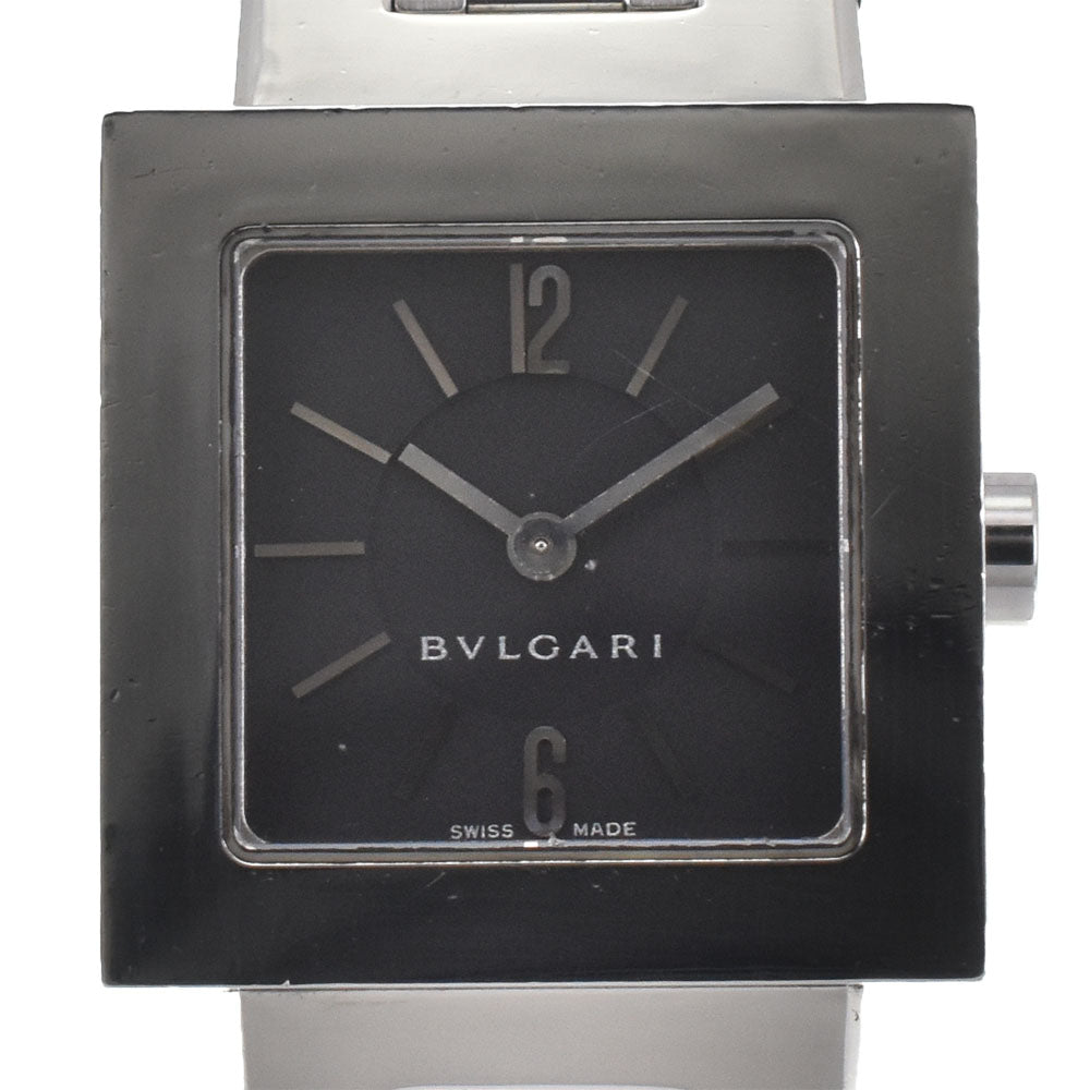 BVLGARI Quadlard SQ22SS black Dial Quartz Ladies
 Watch R#143745