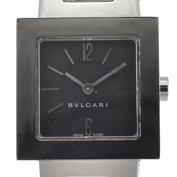 BVLGARI Quadlard SQ22SS black Dial Quartz Ladies
 Watch R#143745