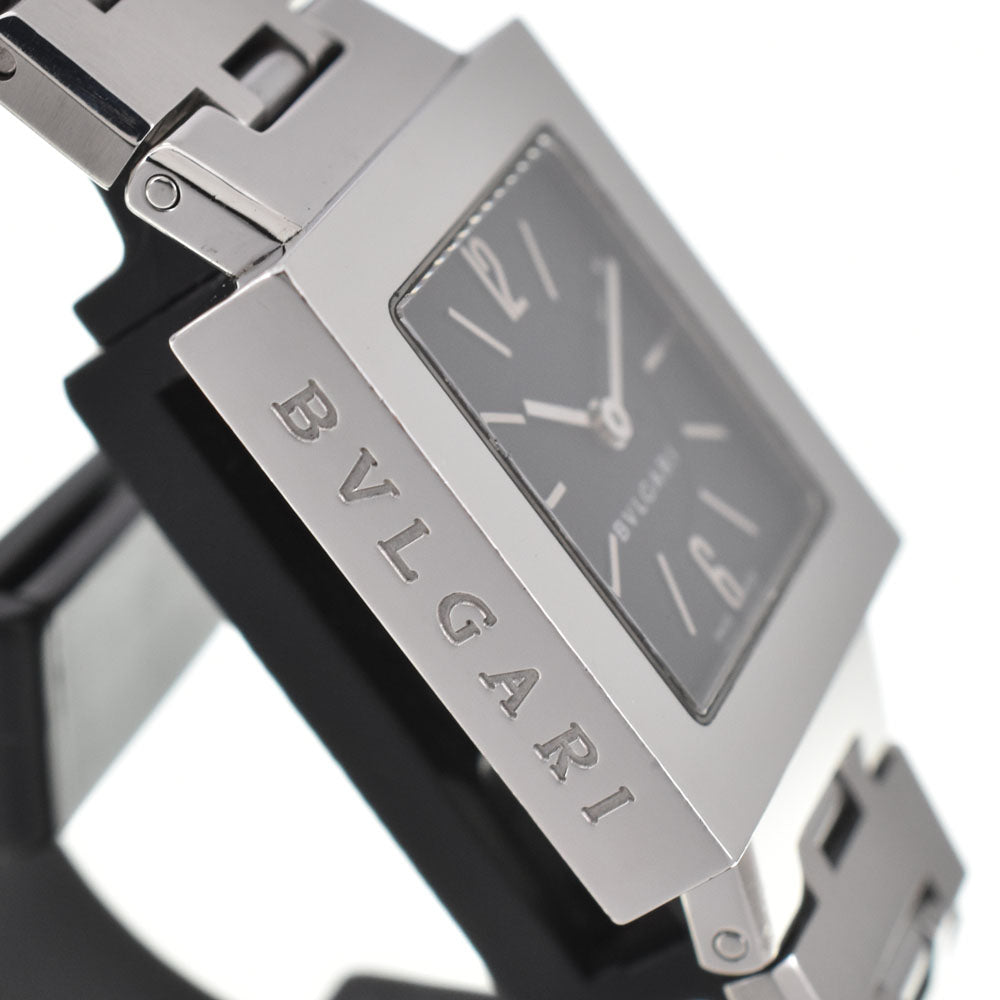 BVLGARI Quadlard SQ22SS black Dial Quartz Ladies
 Watch R#143745