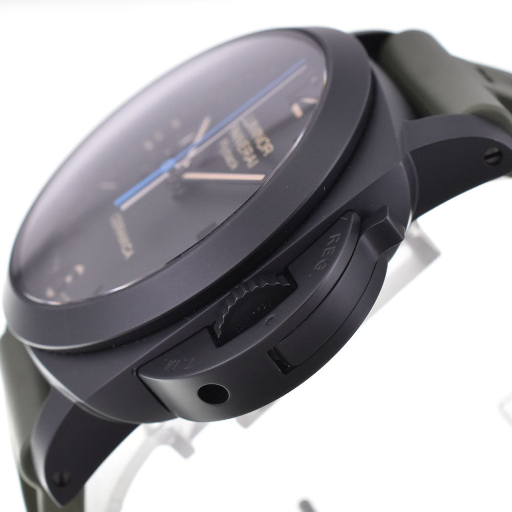 PANERAI Luminor 1950 Chrono Flyback PAM00580 Ceramica Small Second Date black Dial Automatic Men's
 Watch R#143750