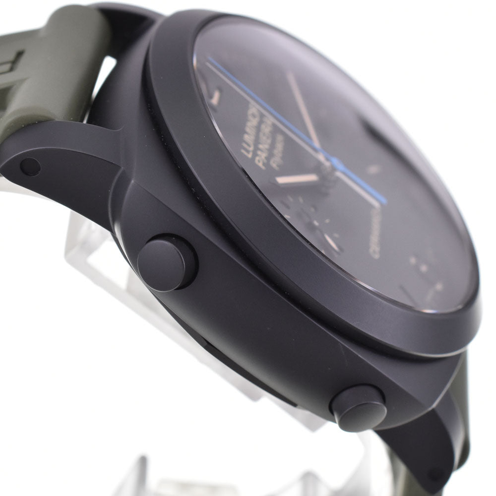 PANERAI Luminor 1950 Chrono Flyback PAM00580 Ceramica Small Second Date black Dial Automatic Men's
 Watch R#143750