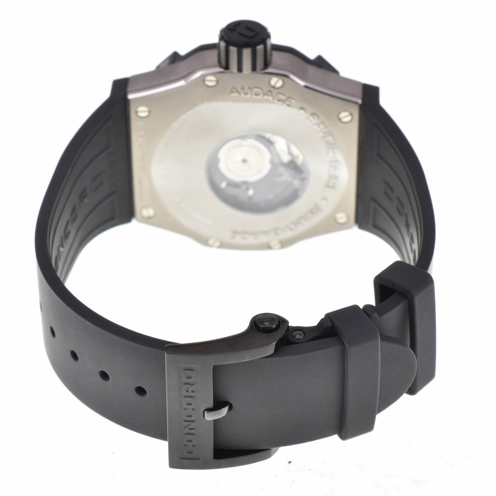 with paper Concord C1 01.5.40.1020 Retrograde Day Date black Dial Automatic Men's
 Watch P#143752