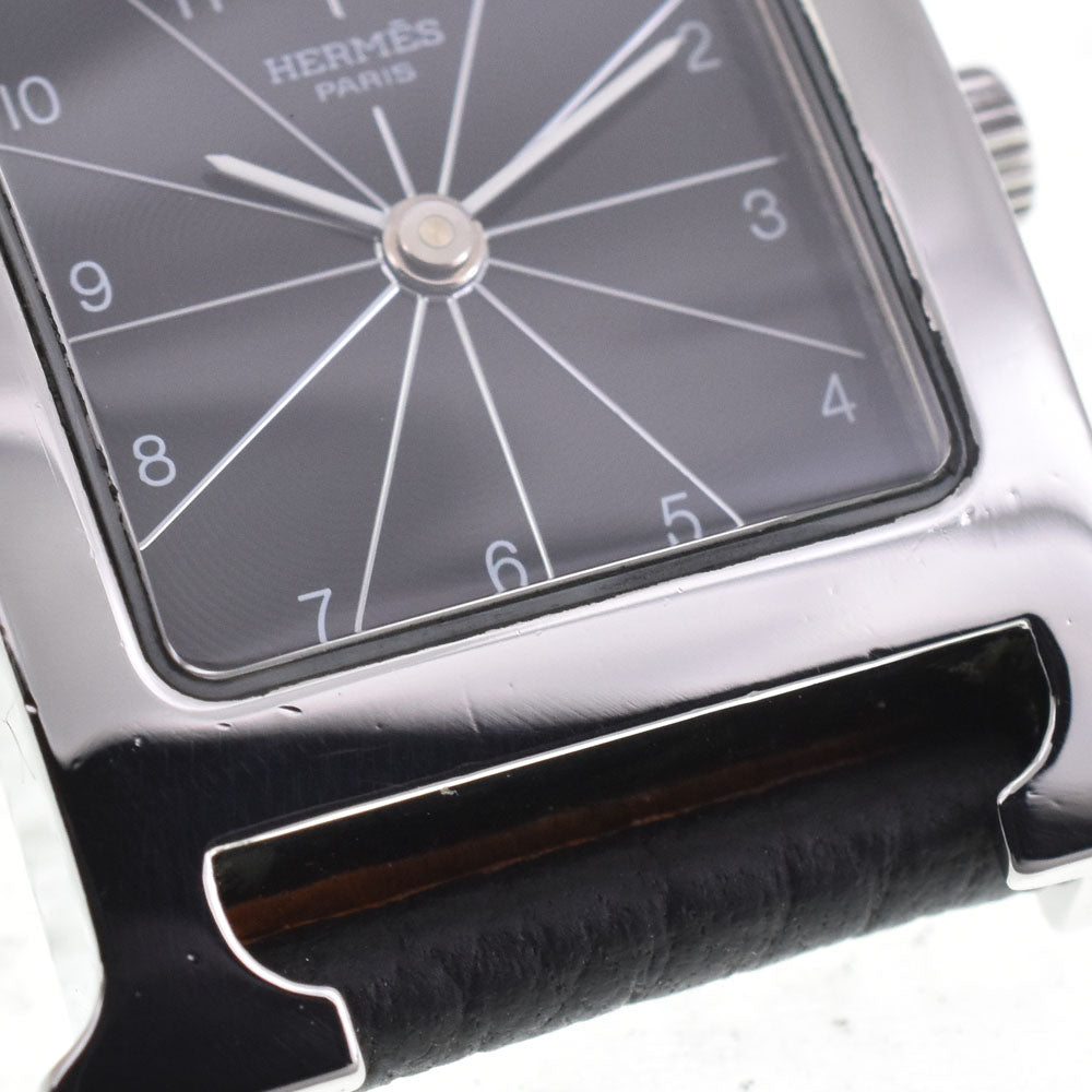 HERMES H watch HH1.201 black Dial Quartz Ladies
 Watch I#143755