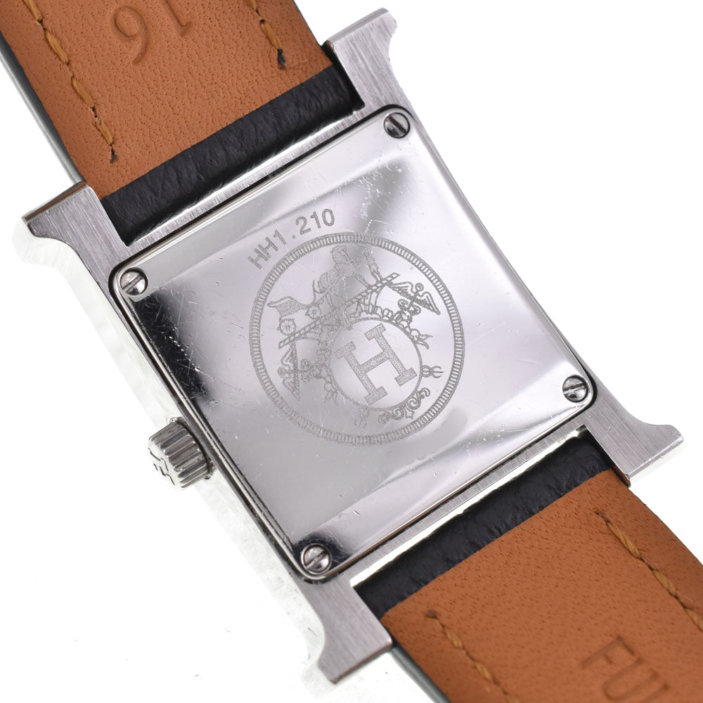 HERMES H watch HH1.201 black Dial Quartz Ladies
 Watch I#143755