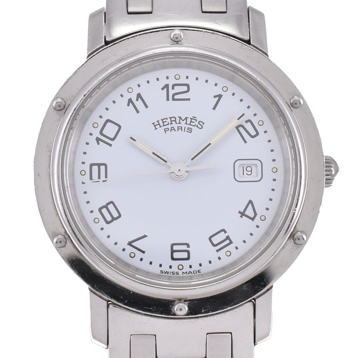 HERMES Clipper CL4.410 Date D buckle white Dial Quartz Unisex
 Watch A#143762