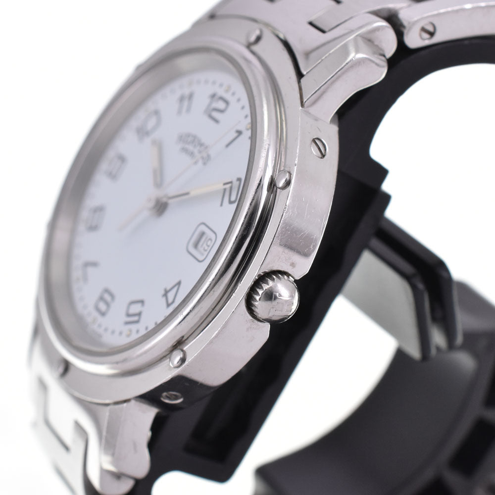 HERMES Clipper CL4.410 Date D buckle white Dial Quartz Unisex
 Watch A#143762