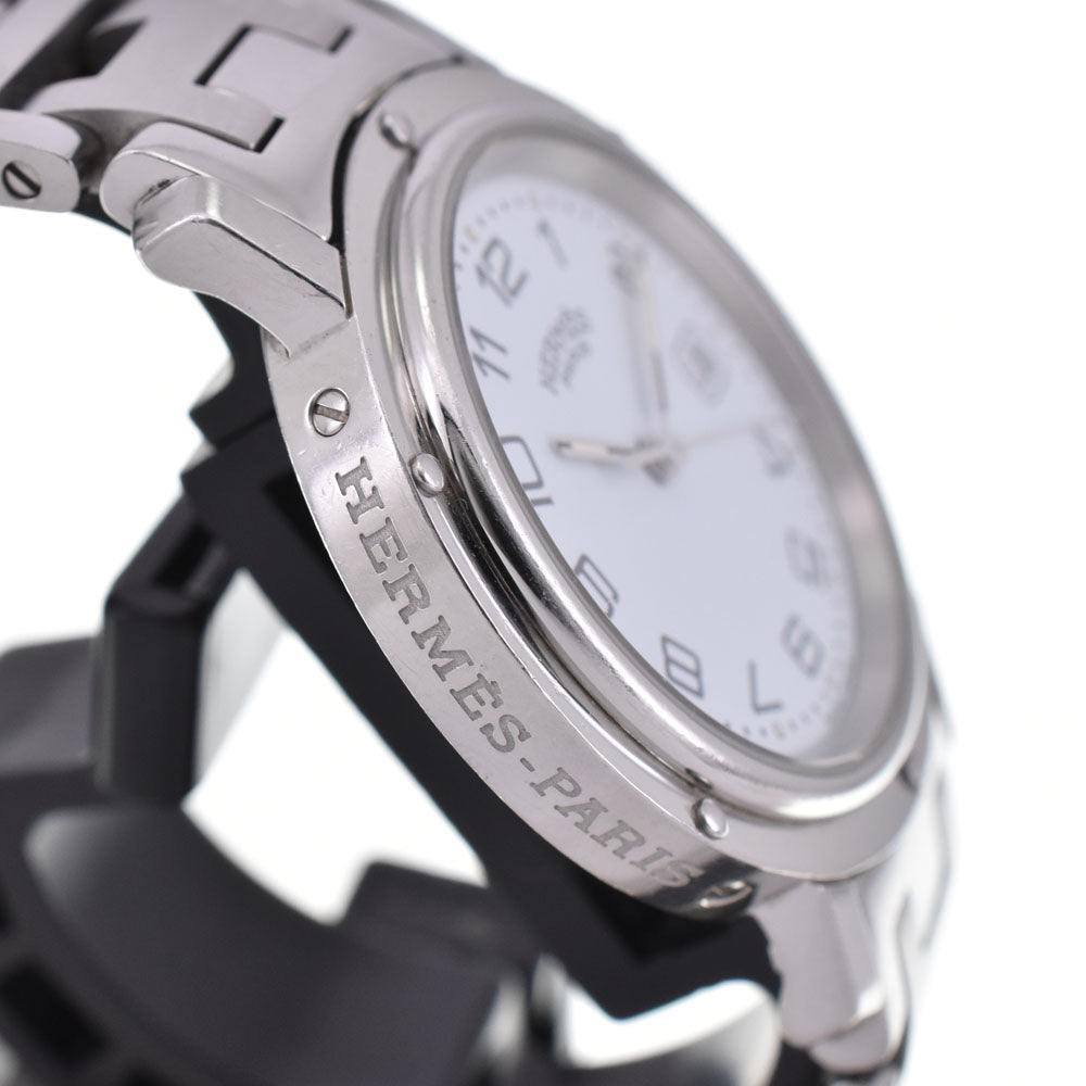 HERMES Clipper CL4.410 Date D buckle white Dial Quartz Unisex
 Watch A#143762