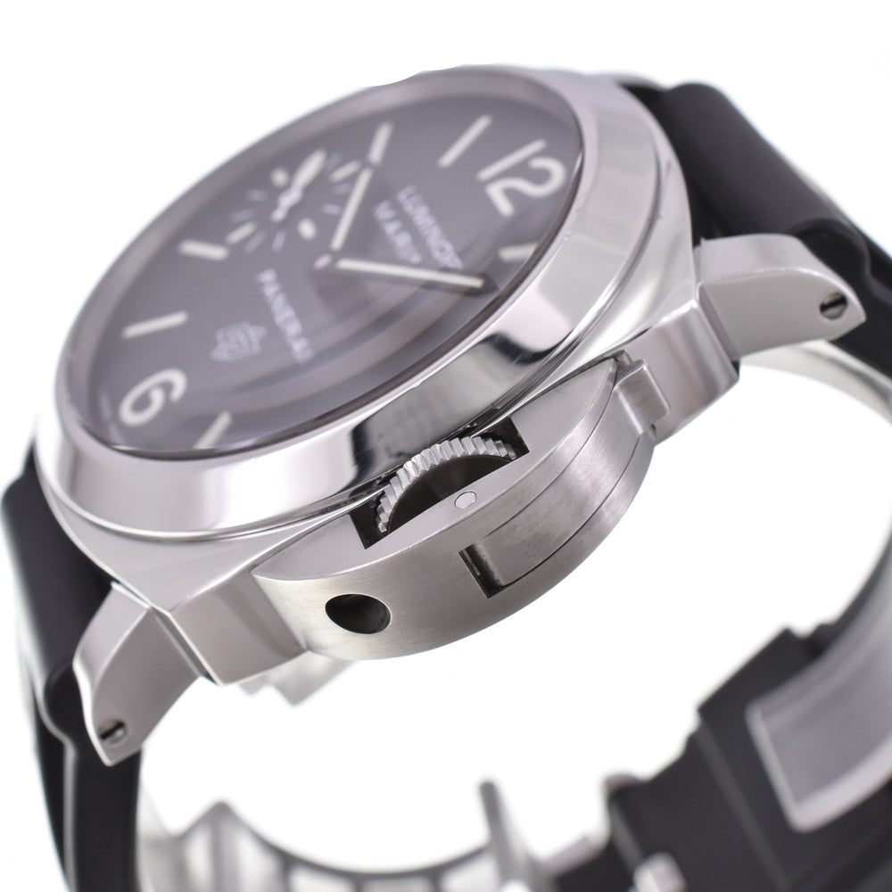 with paper PANERAI Luminor Marina logo PAM00005 Small second black Dial Hand Winding Men's
 Watch E#143765