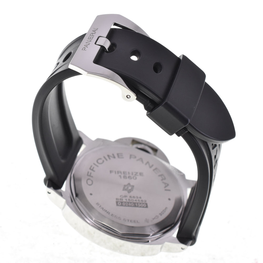 with paper PANERAI Luminor Marina logo PAM00005 Small second black Dial Hand Winding Men's
 Watch E#143765