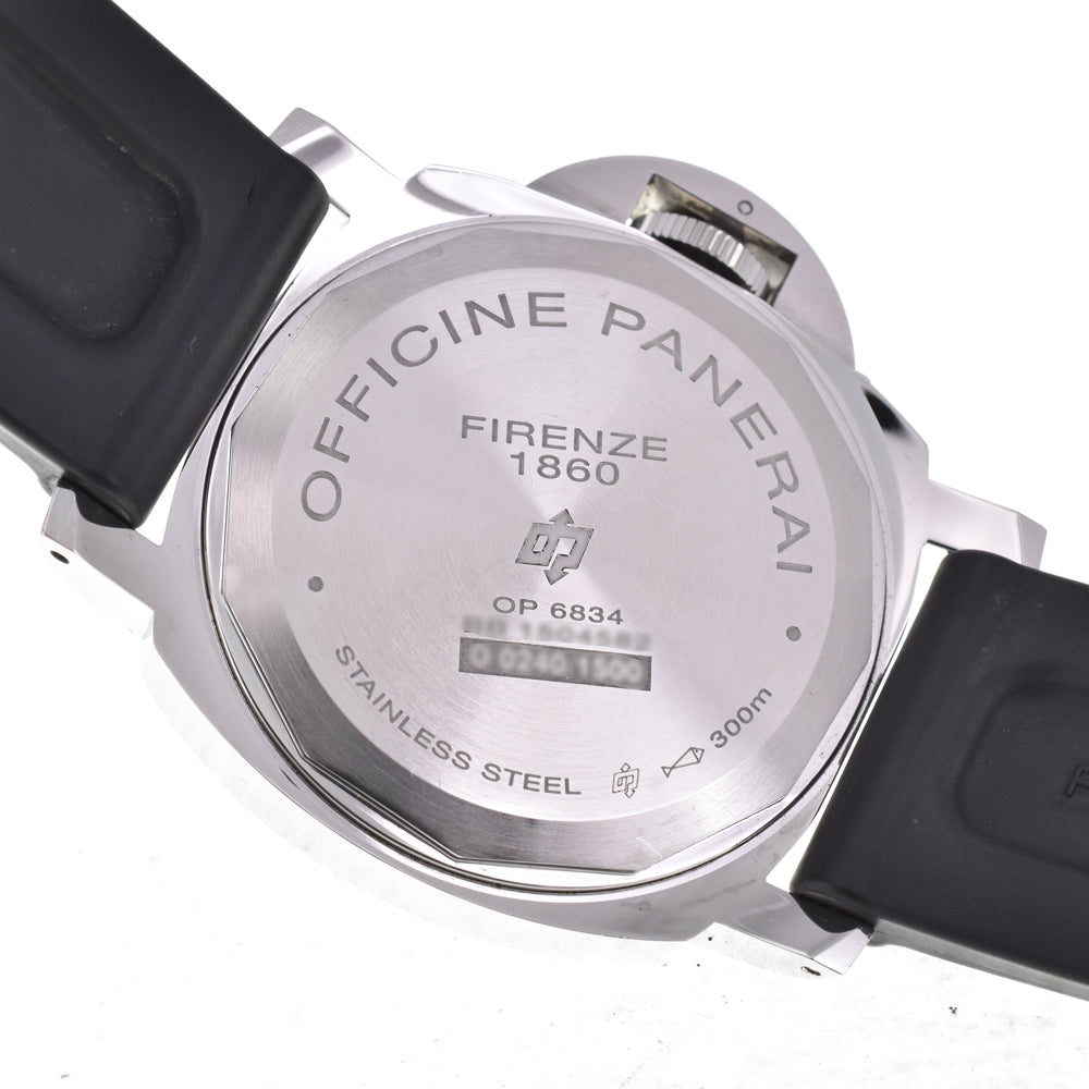 with paper PANERAI Luminor Marina logo PAM00005 Small second black Dial Hand Winding Men's
 Watch E#143765