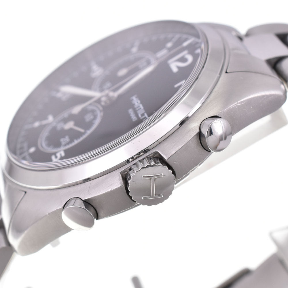 with paper HAMILTON Khaki pilot H765120 Chronograph Date black Dial Quartz Men's
 Watch R#143768