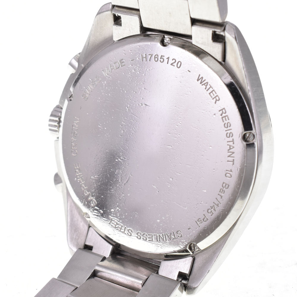 with paper HAMILTON Khaki pilot H765120 Chronograph Date black Dial Quartz Men's
 Watch R#143768