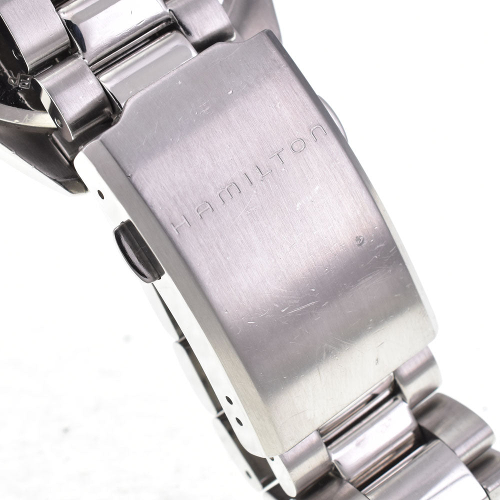 with paper HAMILTON Khaki pilot H765120 Chronograph Date black Dial Quartz Men's
 Watch R#143768